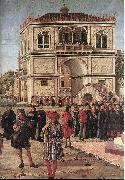 CARPACCIO, Vittore The Ambassadors Return to the English Court (detail) fdg Spain oil painting reproduction